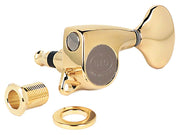 Gotoh GTH14304 SGL510 stemmechanieken met L5-knoppen, 3 links + 3 rechts, goud