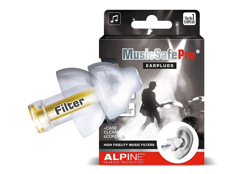 Alpine Hearing Protection ALP-MSP-TR MusicSafe Pro oordoppen voor muzikanten transparant afbeelding 6