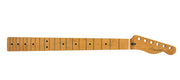 Fender roasted maple Telecaster neck, 21 narrow tall frets, 9.5" radius, maple, C shape, MIM