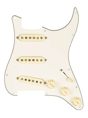 Fender pre-wired Strat pickguard Custom Shop Custom '69 SSS, 11 screw holes, parchment
