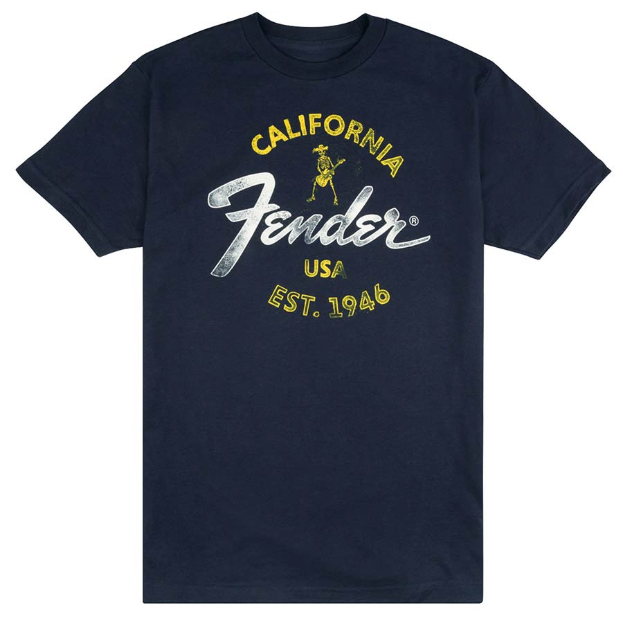 Fender Baja Blue t-shirt, blue, S