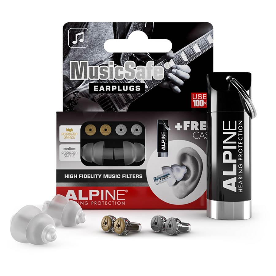 Alpine Hearing Protection ALP-MS MusicSafe oordoppen voor muzikanten transparant