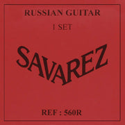Savarez 560R 7-snarige snarenset voor Russische gitaar – normale spanning