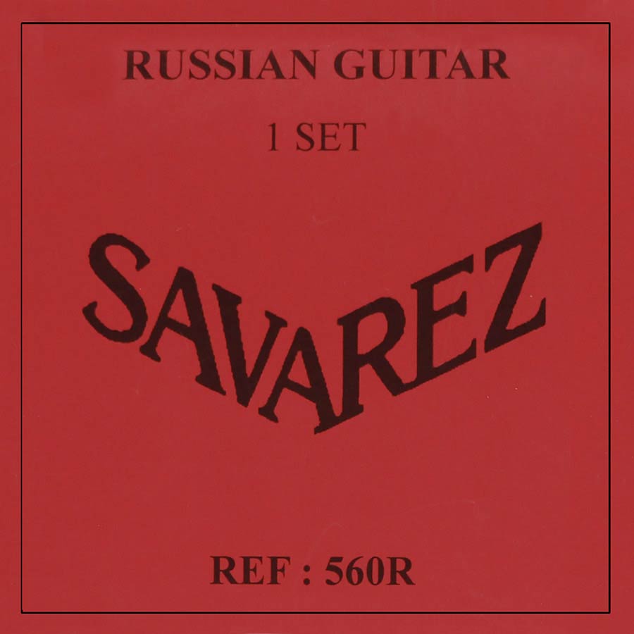 Savarez 560R 7-snarige snarenset voor Russische gitaar – normale spanning