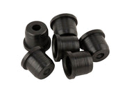 Fender string ferrules, Tele, modern style, set of 6, black