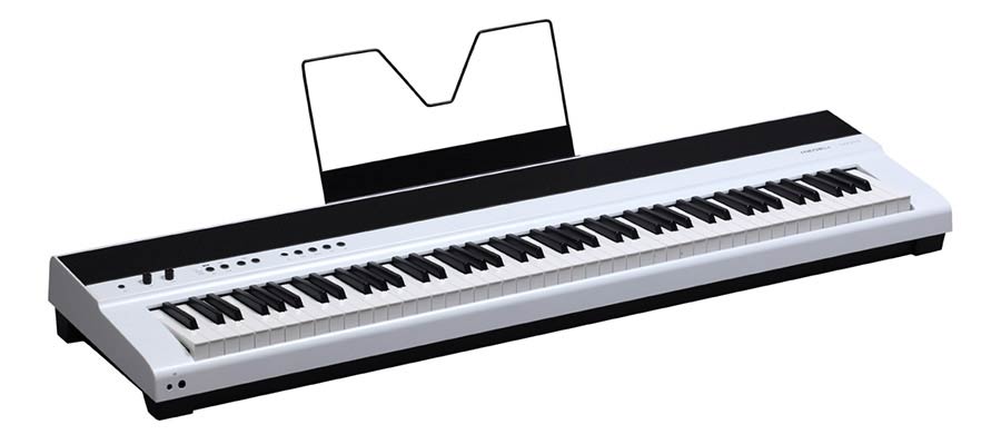 digital stage piano, 88 keys hammer action (GAS-II), 2 x 20 W, white