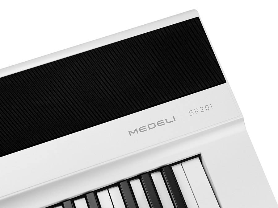 digital stage piano, 88 keys hammer action (GAS-II), 2 x 20 W, white