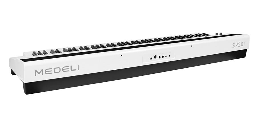 digital stage piano, 88 keys hammer action (GAS-II), 2 x 20 W, white