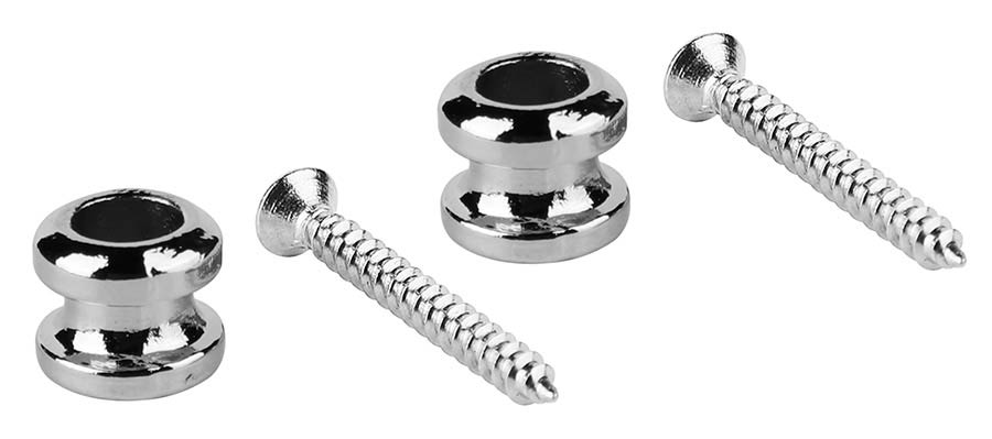 Boston BSLB-10-NI Straplock-knoppen Nikkel - 2 stuks