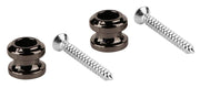 Boston BSLB-10-BC Straplock-knoppen Zwart chroom - 2 stuks