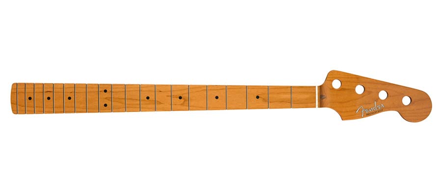 Fender Vintera roasted maple 50's Precision Bass neck, 20 vintage frets, 7.25" radius