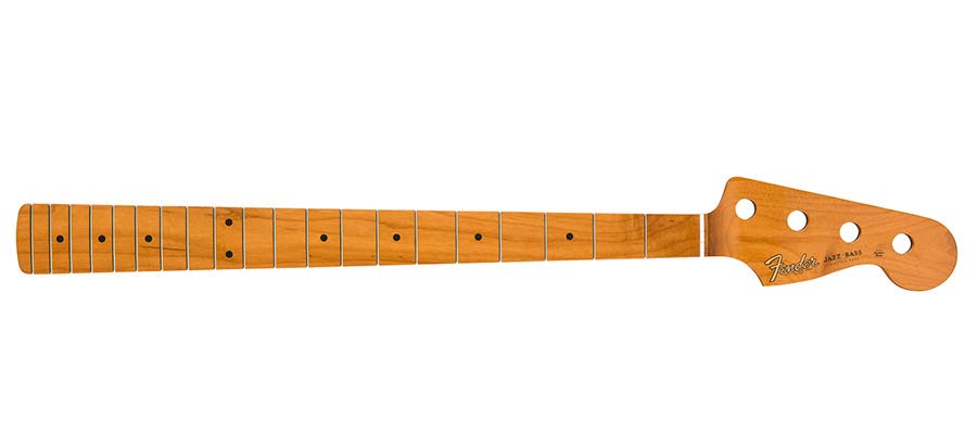 Fender Vintera roasted maple 60's Jazz Bass neck, 20 vintage frets, 7.25" radius