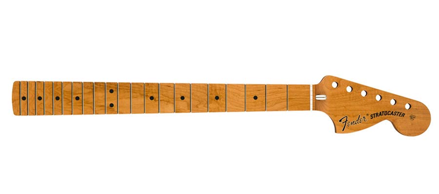 Fender Vintera roasted maple 70's Stratocaster neck, 21 medium jumbo frets, 9.5" radius