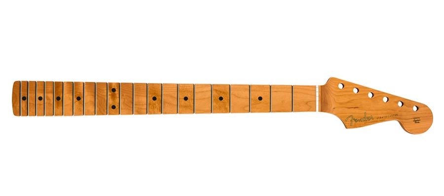 Fender Vintera roasted maple 60's Stratocaster neck, 21 medium jumbo frets, 9.5" radius