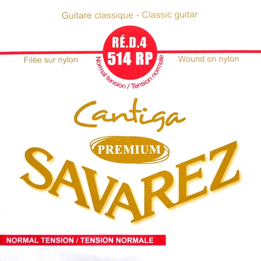 Savarez 514RP Cantiga Premium D-4-snaar voor klassieke gitaar – normale spanning
