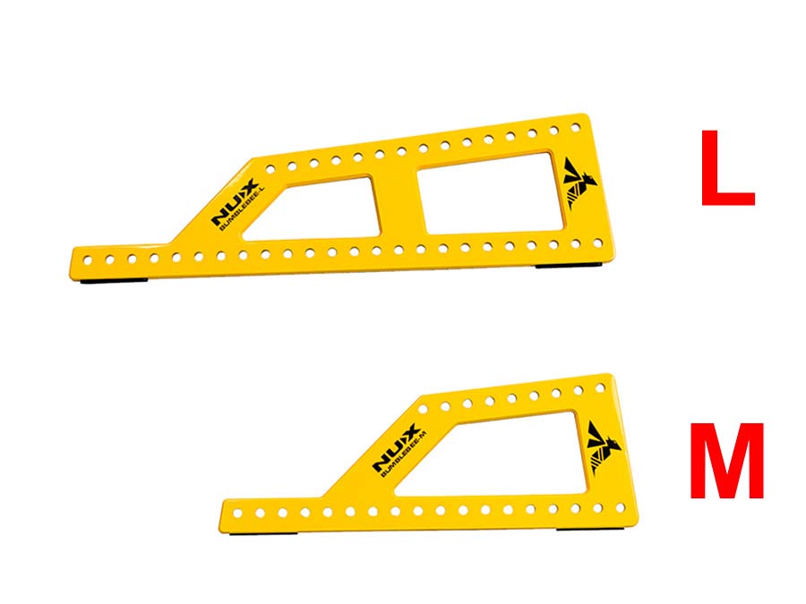 NUX: pedal board Bumblebee M, 445mm (W) x 243mm (D) x 90mm (H), with carry bag