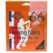 Rotosound RS665EL Swing Bass 66 string set electric bass 5 stainless steel 45-130 extra long, standard gauge