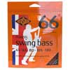 Rotosound RS665EL Swing Bass 66 string set electric bass 5 stainless steel 45-130 extra long, standard gauge
