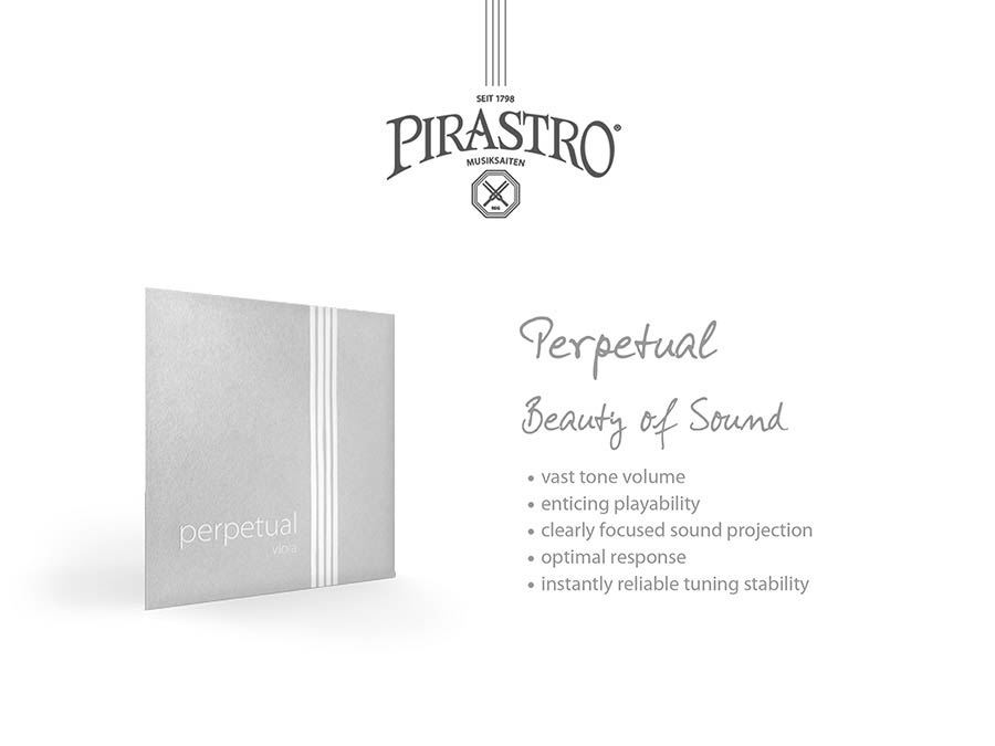 viola string G-3 medium, synthetic, silver
