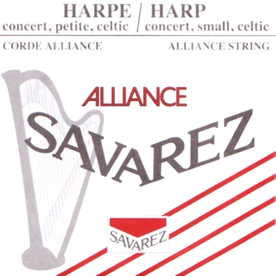 Savarez HPK180R Alliance harpsnaar voor kleine harp en concertharp 1,80 mm 1,5 m rood