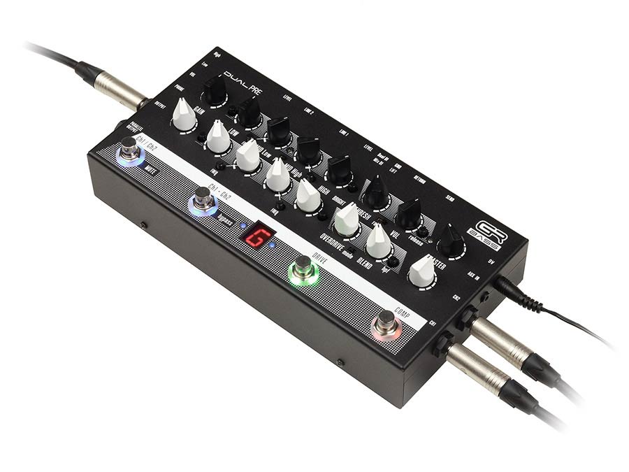 GR Bass DUALPRE tweekanaals basvoorversterkerpedaal afbeelding 6
