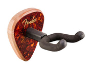 Fender 351 guitar wall hanger, tortoise shell, mahogany