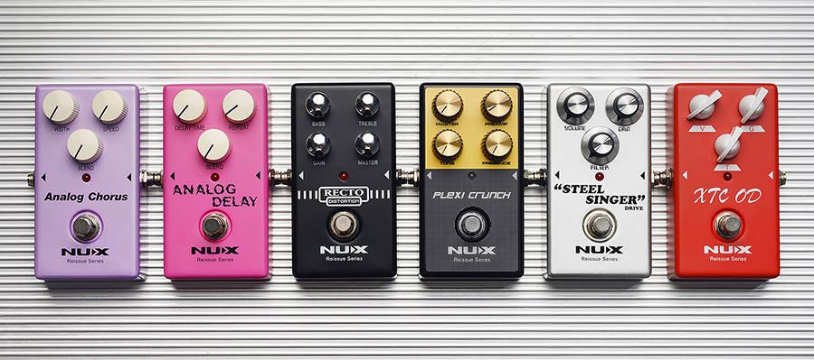 NUX: analoog effectpedaal, Plexi Crunch, Reissue series distortion, true bypass