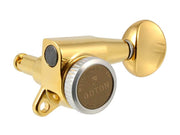 Allparts TK0938002 Gotoh locking-stemmechanieken, 3 links + 3 rechts, goud, set van 6