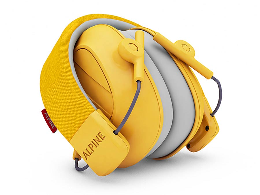 Alpine Hearing Protection ALP-MUFF/YW Muffy Kids oorkap geel afbeelding 2