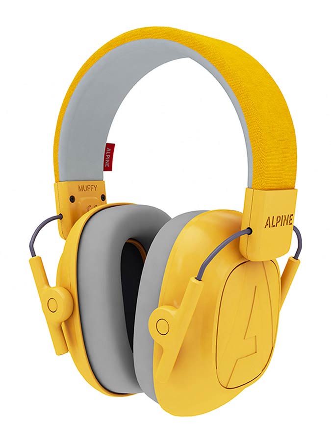 Alpine Hearing Protection ALP-MUFF/YW Muffy Kids oorkap geel afbeelding 3