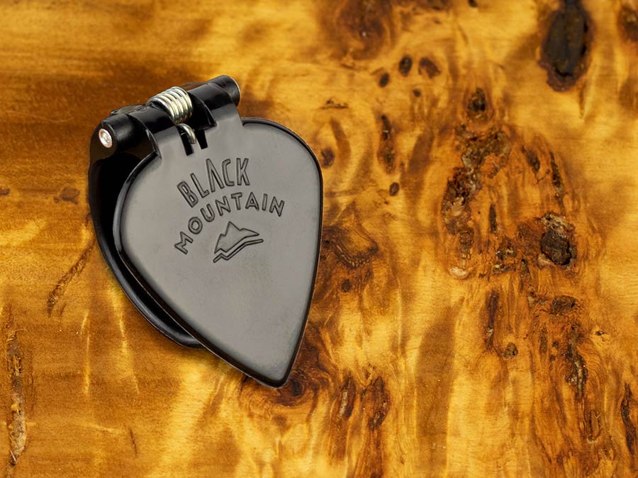Black Mountain BMP-LHJ+ veergeladen jazz-duimplectrum linkshandig met strakke veer afbeelding 6
