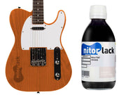 NitorLACK - N480051112 - dye orange for electric and classical/flamenco guitar - 250ml bottle