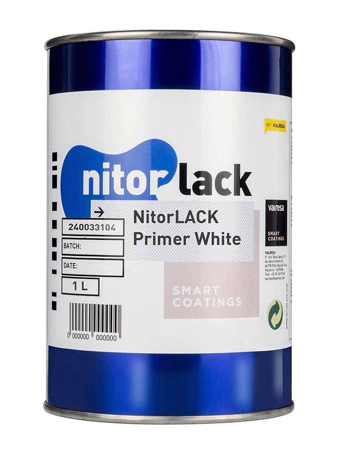 NitorLACK - N240033104 - nitrocellulose primer white - 1000ml can