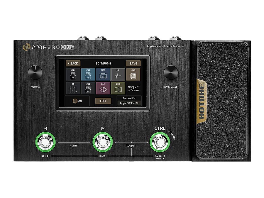 Hotone MP-80 Ampero One ampmodeler en multi-effectprocessor