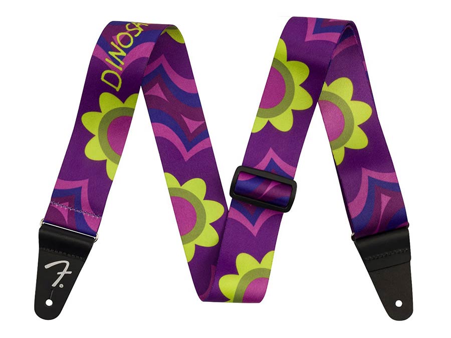 Fender guitar strap Magenta Flower