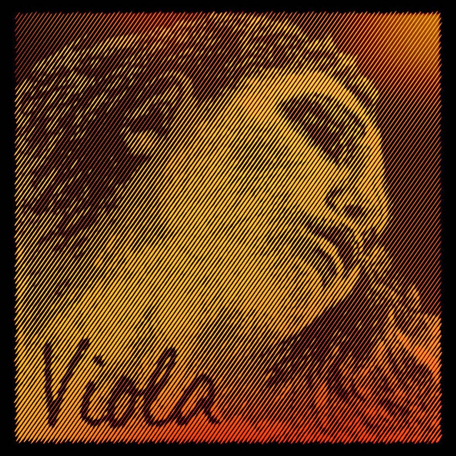 viola string G-3 medium, rope core, chrome steel