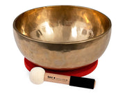 Sela Brass Singing Bowl 29cm, met klopper, viltring en katoenen tas