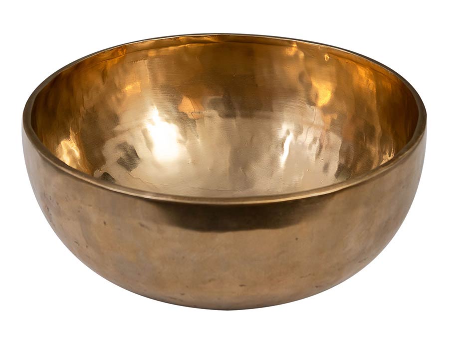 Sela Brass Singing Bowl 29cm, met klopper, viltring en katoenen tas