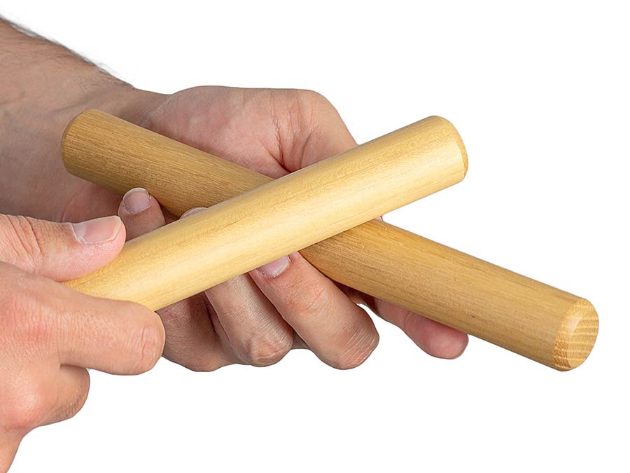 Sela 2-Tone Claves 20mm, Acacia