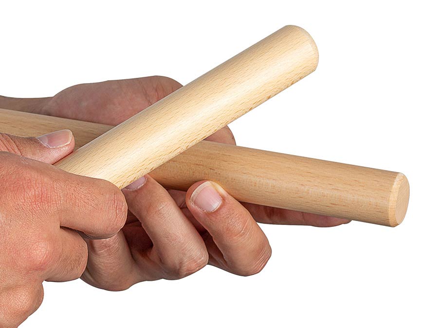 Sela 2-Tone Claves 20mm, Beech