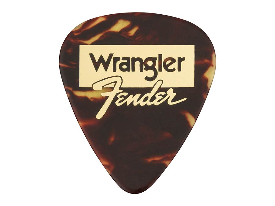 Fender Wrangler picks, 351 shape, tortoiseshell, 8-pack
