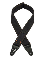 Fender Wrangler riveted denim strap, black