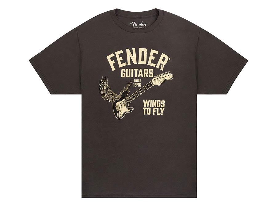 Fender Wings To Fly T-Shirt, vintage black, XXL