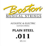 Boston BPL-011 Plain Steel .011 Losse Gitaarsnaar