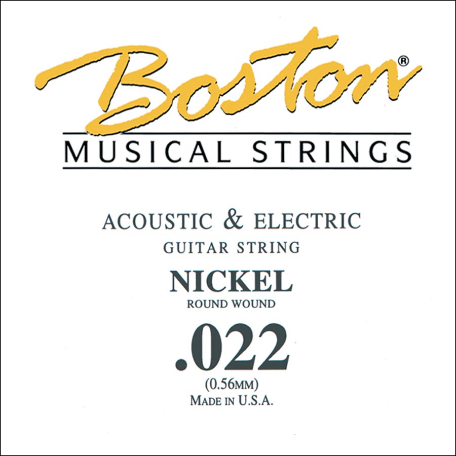 Boston BEN-022 losse .022-snaar voor elektrische gitaar – nickel roundwound