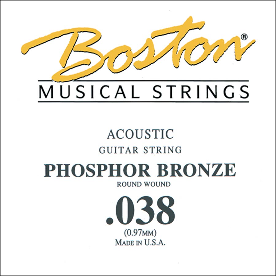 Boston BPH-038 losse .038-snaar voor akoestische gitaar – fosforbrons