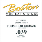 Boston BPH-039 losse .039-snaar voor akoestische gitaar – fosforbrons
