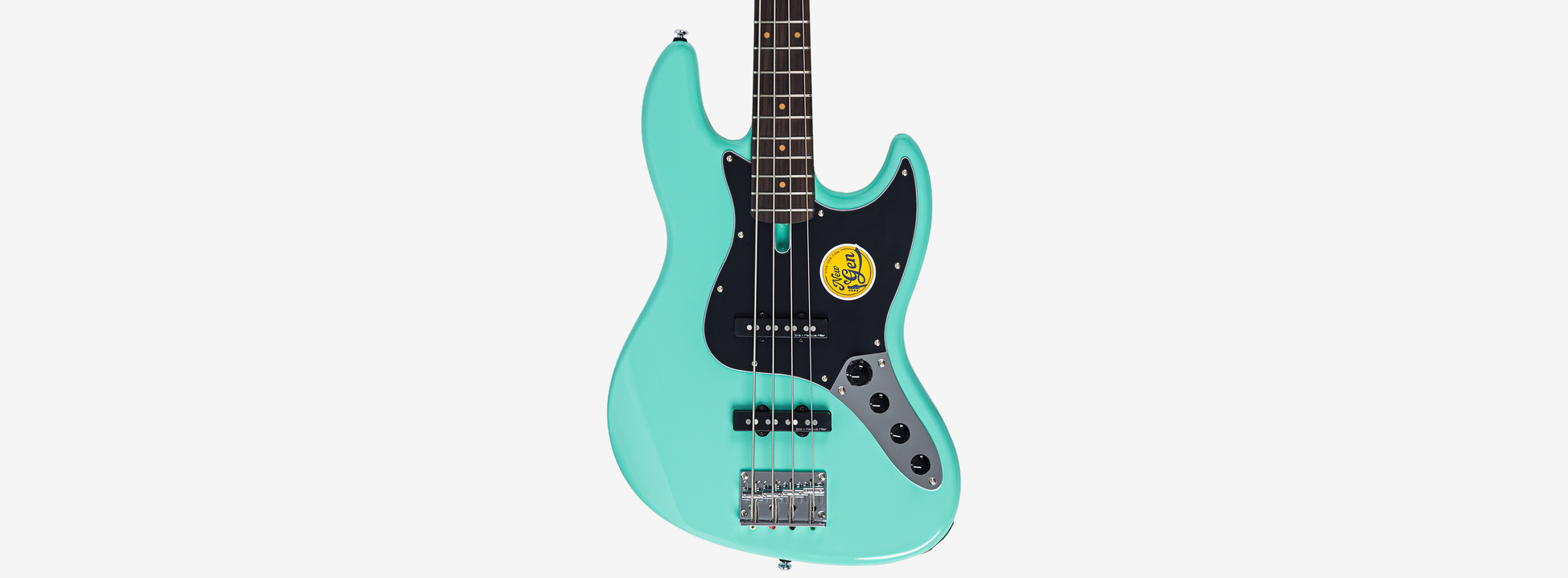 Sire V3N 4 Marcus Miller New Gen 4-snarige actieve basgitaar mild green