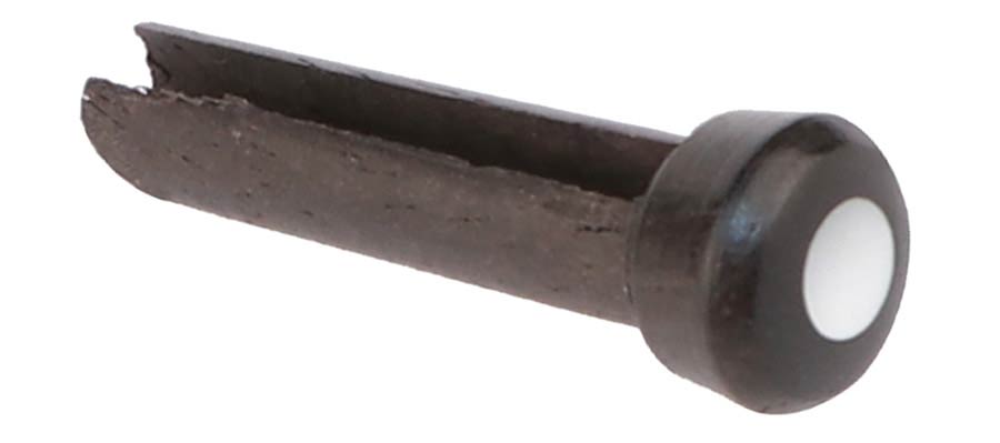 Boston 338-E ebbenhouten brugpennen 6-pack met parelmoerdot