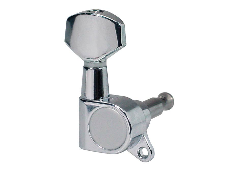 Boston 72-CL stemmechanieken voor gitaar, gegoten behuizing, 6 links, kleine knoppen, chroom